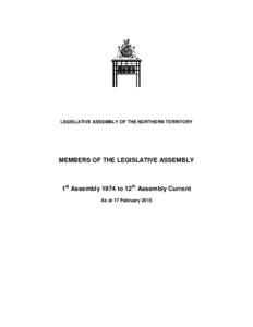 Microsoft Word - MEMBERS OF THE 1st - 12TH ASSEMBLY