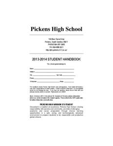 Individualized Education Program / Wardlaw-Hartridge School / Pickens High School / Expulsion / Susquehanna Valley