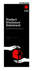 Product Disclosure Statement For NAB Mortgage Protect