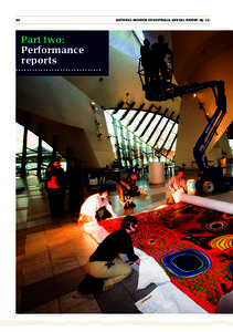20  national museum of australia annual report 09–10 Part two: Performance