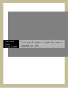 California Coastal National Monument Interpretive Plan