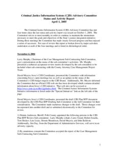 Microsoft Word - CJIS Report - April[removed]doc