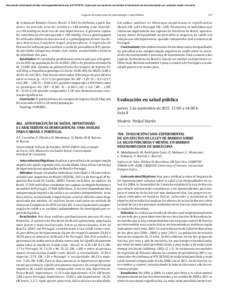 Documento descargado de http://www.gacetasanitaria.org el[removed]Copia para uso personal, se prohíbe la transmisión de este documento por cualquier medio o formato.  Congreso Iberoamericano de Epidemiología y Sal