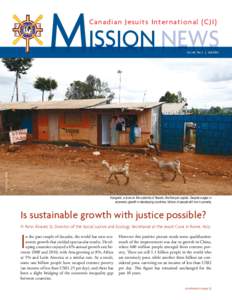 MISSION NEWS Canadian Jesuits International (CJI) D.Zammit Lupi/AJAN  Vol. 48 No. 3 | Fall 2013
