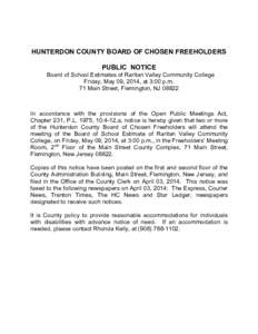 Hunterdon County /  New Jersey / Board of chosen freeholders / New Jersey Route 12 / Hunterdon Medical Center / Geography of New Jersey / New Jersey / Flemington /  New Jersey