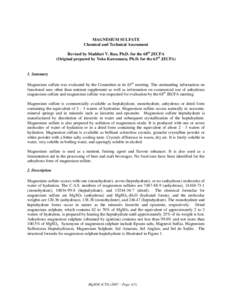 Microsoft Word - CTA Magnesium Sulfate - Final 2007.doc