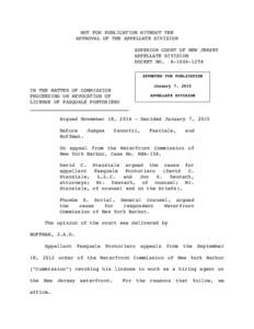 NOT FOR PUBLICATION WITHOUT THE APPROVAL OF THE APPELLATE DIVISION SUPERIOR COURT OF NEW JERSEY APPELLATE DIVISION DOCKET NO. A-1006-12T4 APPROVED FOR PUBLICATION