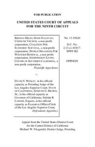FOR PUBLICATION  UNITED STATES COURT OF APPEALS FOR THE NINTH CIRCUIT  BRENDA MILES; DANE SULLIVAN;
