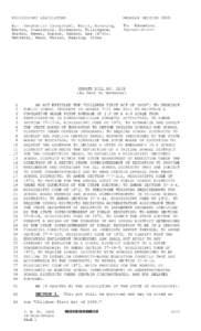 MISSISSIPPI LEGISLATURE  REGULAR SESSION 2009 By: Senator(s) Carmichael, Baria, Browning, Burton, Chassaniol, Dickerson, Fillingane,