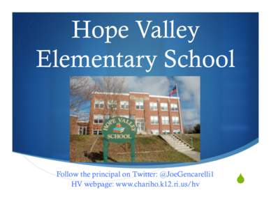 Hope Valley School Info for webpage.pptx