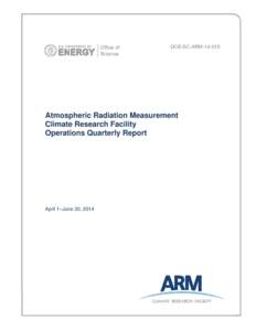 DOE/SC-ARMAtmospheric Radiation Measurement Climate Research Facility Operations Quarterly Report