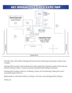 KEC ANNUAL MEETING & EXPO MAP Sunflower Ballroom Maner Conference