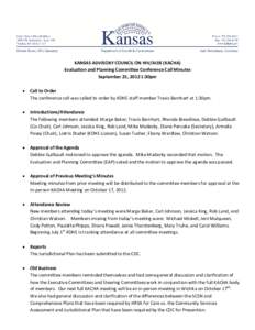 KANSAS ADVISORY COUNCIL ON HIV/AIDS (KACHA)