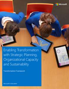 Enabling Transformation with Strategic Planning, Organizational Capacity and Sustainability Transformation Framework