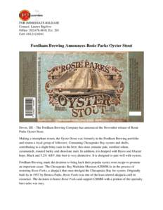 Microsoft Word - Rosie Parks Oyster Stout Press.docx