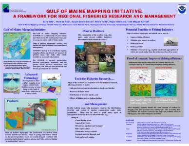 Supported by  GULF OF MAINE MAPPING INITIATIVE: Gulf of Maine Council on the Marine Environment