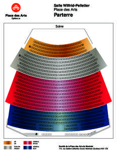 Salle Wilfrid-Pelletier Place des Arts Parterre Scène