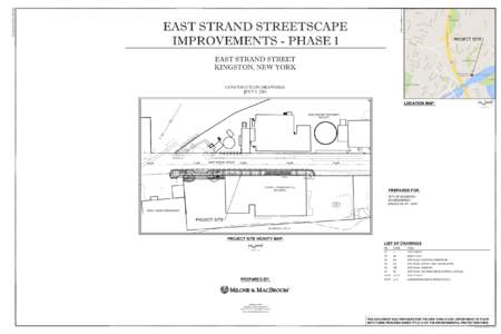 EAST STRAND STREETSCAPE IMPROVEMENTS - PHASE 1 PROJECT SITE  EAST STRAND STREET