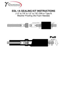 EDL-1A SEALING KIT INSTRUCTIONS (1/2