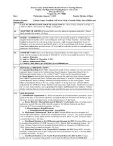 Date:  Storey County School District Board of Trustee Meeting Minutes Virginia City High School Training Room (Lower Level) 95 South “R” Street Virginia City, NV 89440