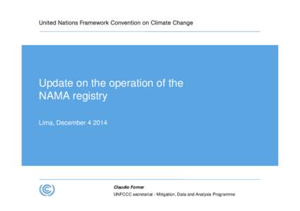 Dec 4 - NAMAS Registry  Status_Forner.pptx