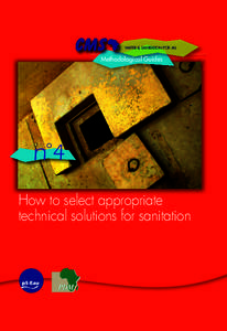 WATER & SANITATION FOR ALL  Methodological Guides n°4 How to select appropriate