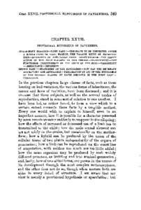 Caap. XXVII. pBDVISIONAL HYPOTHESIS OF PANGENESISCHAPTER XXVII. PROVISIONAL HYPOTHESIS OF FAXGENESIS.