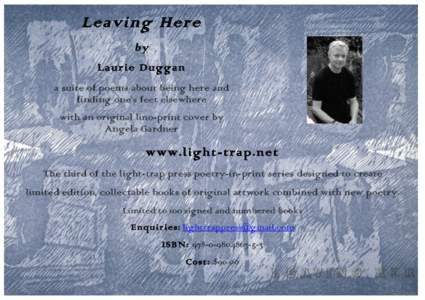 Leaving Here  	
   by Laurie Duggan