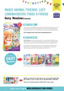 MAGIC ANIMAL FRIENDS: LUCY LONGWHISKERS FINDS A FRIEND sponsored by  Daisy Meadows (ORCHARD)
