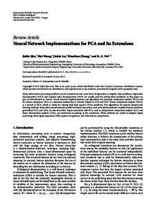 Principal component analysis / Kernel principal component analysis / Generalized Hebbian Algorithm / Dimension reduction / Nonlinear dimensionality reduction / Eigenvalues and eigenvectors / Linear discriminant analysis / Self-organizing map / Feature extraction / Statistics / Algebra / Multivariate statistics