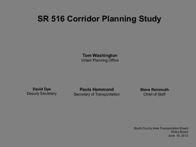 SR 516 Corridor Planning Study