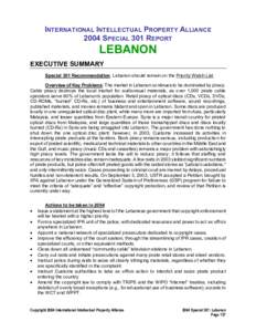 Microsoft Word - LEBANON 2004 Sp 301 FINAL.doc