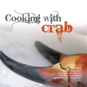 Cooking with  				 crab 10 recipes  by chefs, restaurateurs