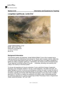 Stories in Art  Information and Questions for Teaching Longships Lighthouse, Lands End