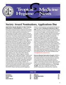 Global health / Tropical diseases / Infectious diseases / Malaria / London School of Hygiene & Tropical Medicine / John E. Fogarty International Center / National Institute of Allergy and Infectious Diseases / American Society of Tropical Medicine and Hygiene / Peter Hotez / Medicine / Health / Microbiology