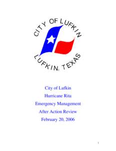 Microsoft Word - City of Lufkin AfterActionKW.doc