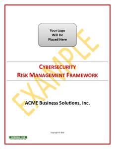 Microsoft Word - Cybersecurity Risk Management Framework)