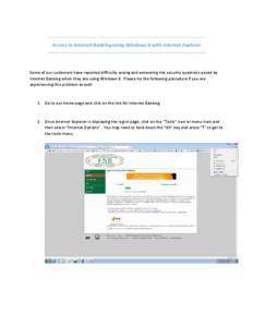 Microsoft Word - Access to Internet Banking using Windows 8 with Internet Explorer.docx