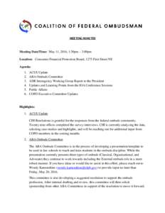Dispute resolution / Government / Legal professions / Ombudsman / International Ombudsman Association / Organizational ombudsman / Alternative dispute resolution / Council of Federated Organizations / United States Department of Homeland Security