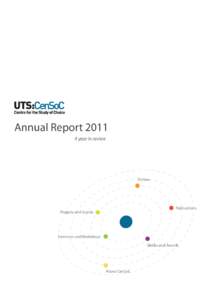 Annual Report 2011 A year in review Visitors  Publications