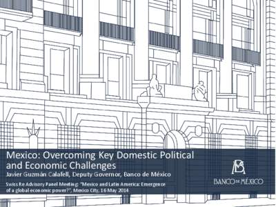 Mexico: Overcoming Key Domestic Political and Economic Challenges Javier Guzmán Calafell, Deputy Governor, Banco de México