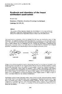 Tetrahedron / Steven V. Ley / Euclidean geometry / Geometry / Azadirachtin / Convex geometry