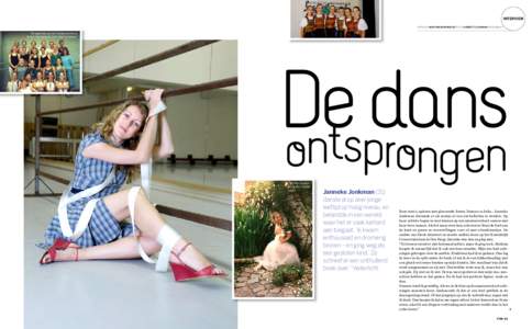 interview INTERVIEW MARTINE BRUYNOOGE FOTO’S HENRIËTTE LOHMAN EN PRIVÉBEZIT “Groepsfoto op het Conservatorium. Ik ben dat meisje in het rode balletpak.”