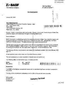 Medicine / BASF / Toxic Substances Control Act / Toxicity / Florham Park /  New Jersey / Methamphetamine / Daphnia / Biology / Branchiopoda / Phyla / Daphnia magna