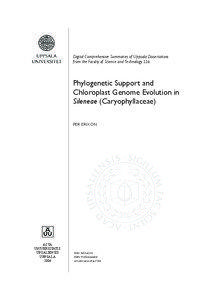 Digital Comprehensive Summaries of Uppsala Dissertations from the Faculty of Science and Technology 226