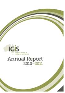 IGIS Annual Report[removed]