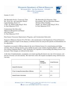 Minnesota / Economic model / Jean Wagenius / Fee