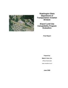 Airport Land Use Compatibility Program Evaluation - WSDOT Aviation