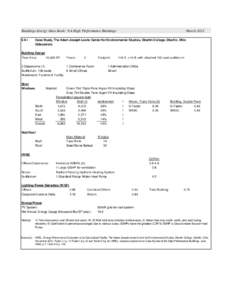 Buildings Energy Data Book: 9.4 High Performance Buildings[removed]March[removed]Case Study, The Adam Joseph Lewis Center for Environmental Studies, Oberlin College, Oberlin, Ohio