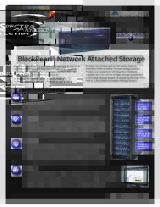Computing / Computer data storage / Server appliance / Network-attached storage / Nearline storage / Converged storage / Spectra Logic